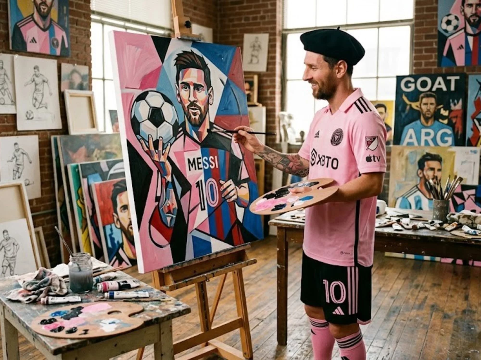 Para Hoyos, Messi es un artista: "Si hablamos de pintura, sería Picasso"