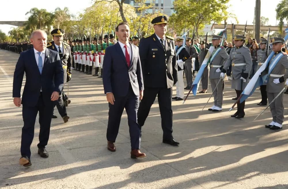 El Gobernador encabezó el acto por el Dia de la Policía de Corrientes