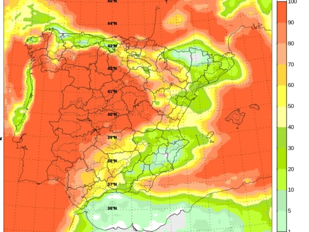 La nueva predicción de la AEMET para el eclipse solar está lista: estos son los peores lugares para ver el eclipse según la meteorología
