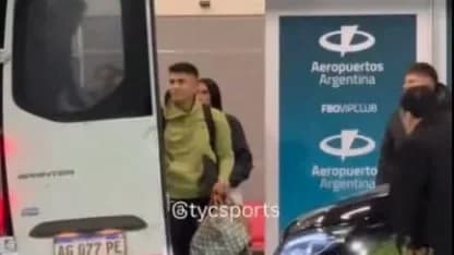 Thiago Almada arribó al país y se suma al plantel de River - TyC Sports