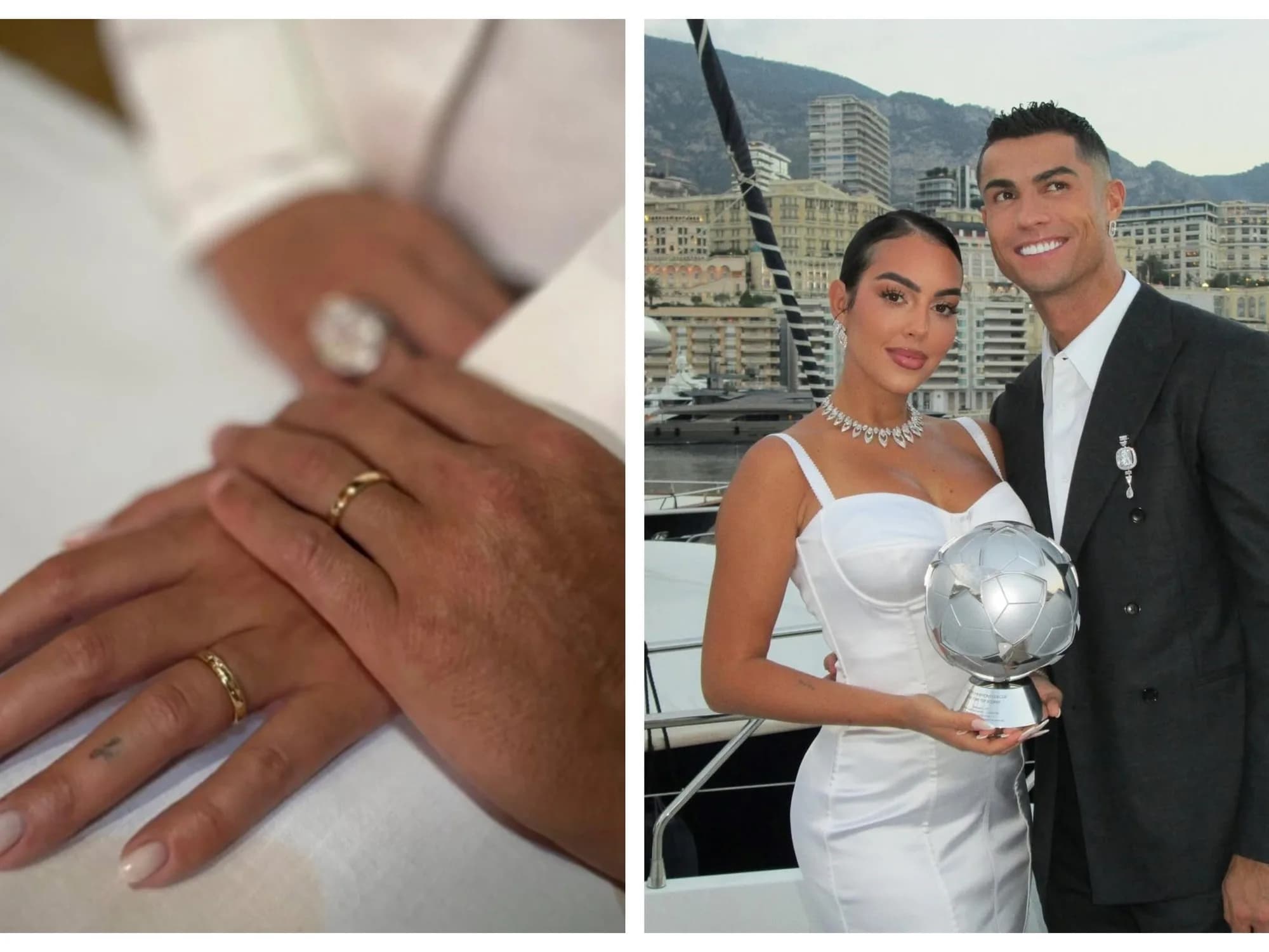 ¡Dieron el siu! El casamiento íntimo de Cristiano Ronaldo y Georgina Rodríguez