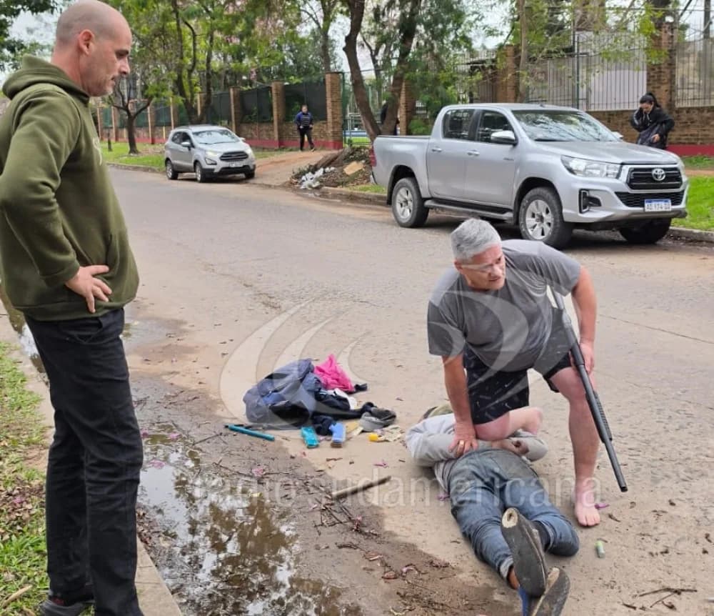 Chaco: un policía retirado detuvo a un conocido roba cables