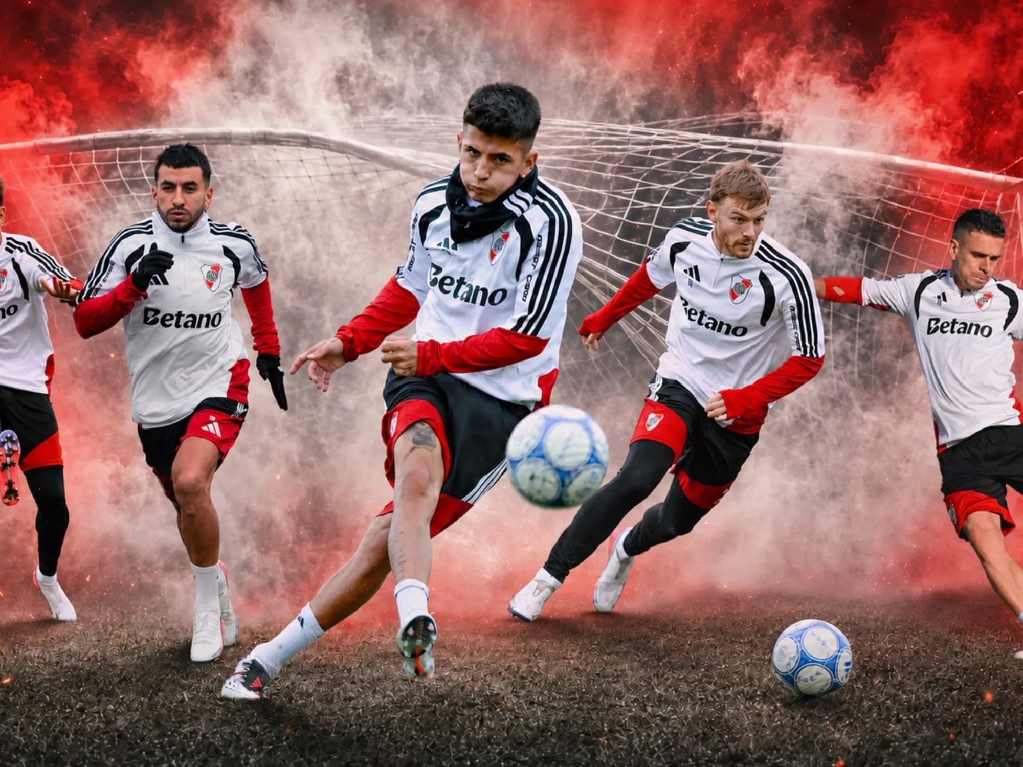 Almada debuta en un River sin gol: el ataque millonario que prepara Coudet