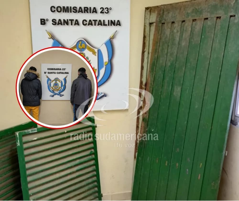 Robaron puertas y ventanas de una casa y terminaron detenidos