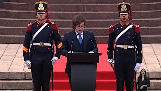 Mensajes cifrados en el discurso de Milei