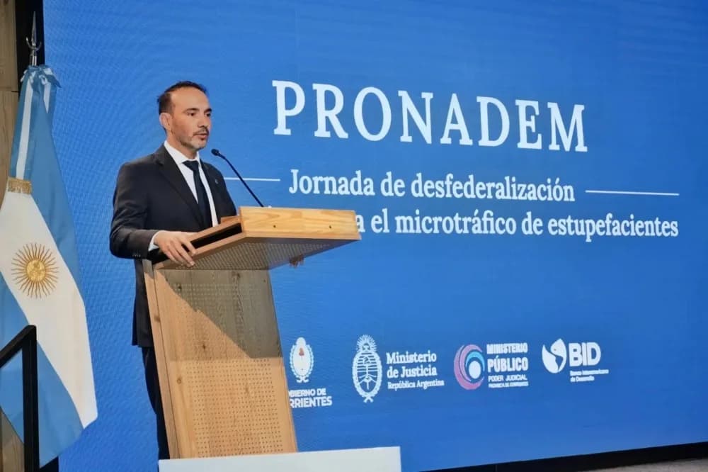 Valdés reafirmó el compromiso en la lucha contra el narcomenudeo