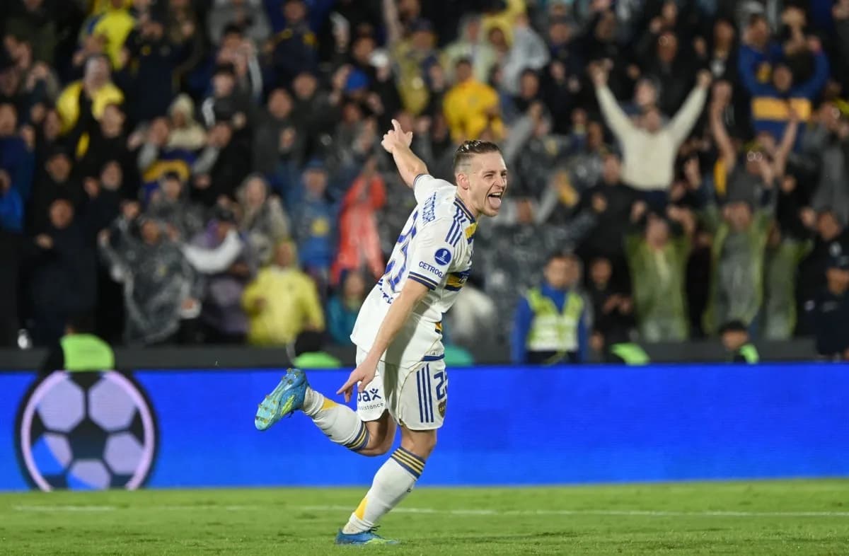 Boca se lució, goleó a Recoleta y se metió en los cuartos de final de la Copa Sudamericana