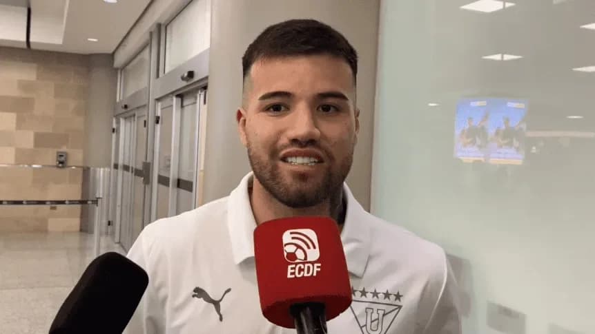Weigandt, ilusionado en su llegada a Liga de Quito: "Me sedujo mucho que está jugando la Copa Libertadores" - TyC Sports