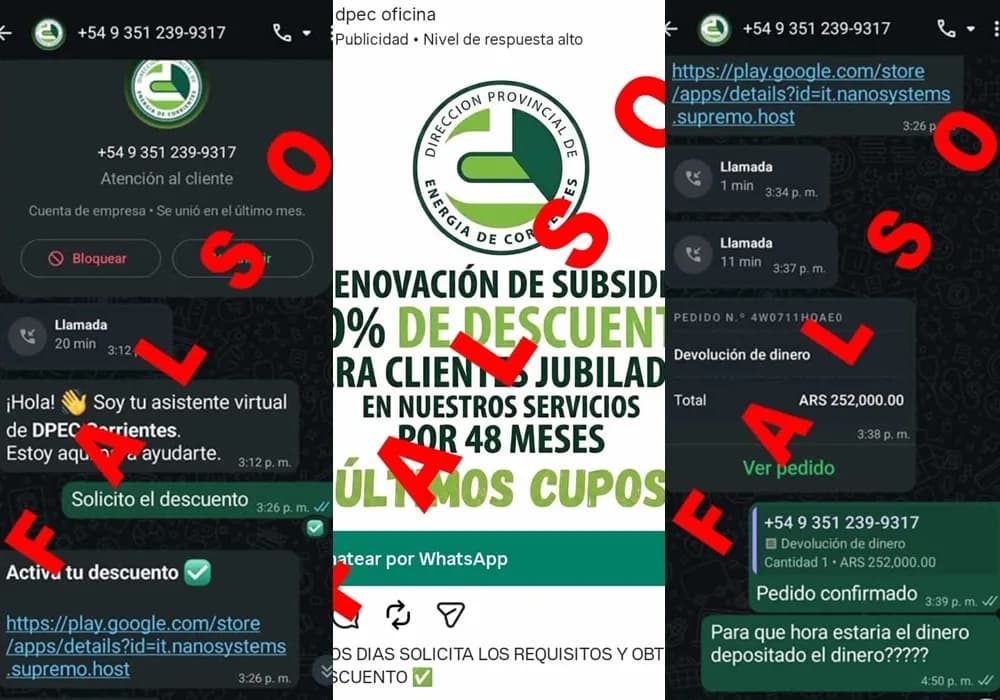 DPEC alerta por estafas: falso asistente y descuentos truchos