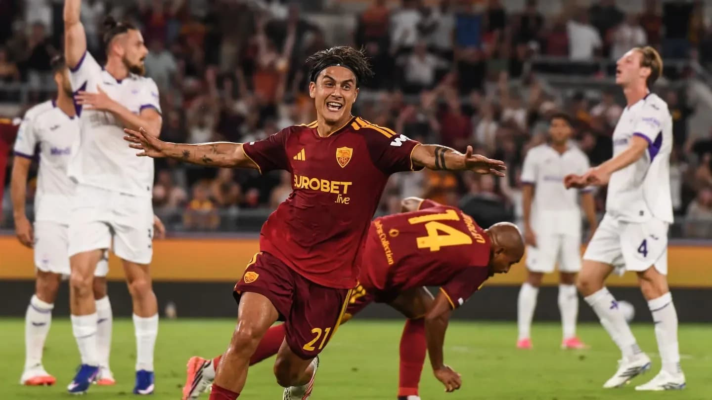 Dybala la rompió con Roma y amargó el debut de Mastantuono en Fiorentina: reviví lo mejor - TyC Sports