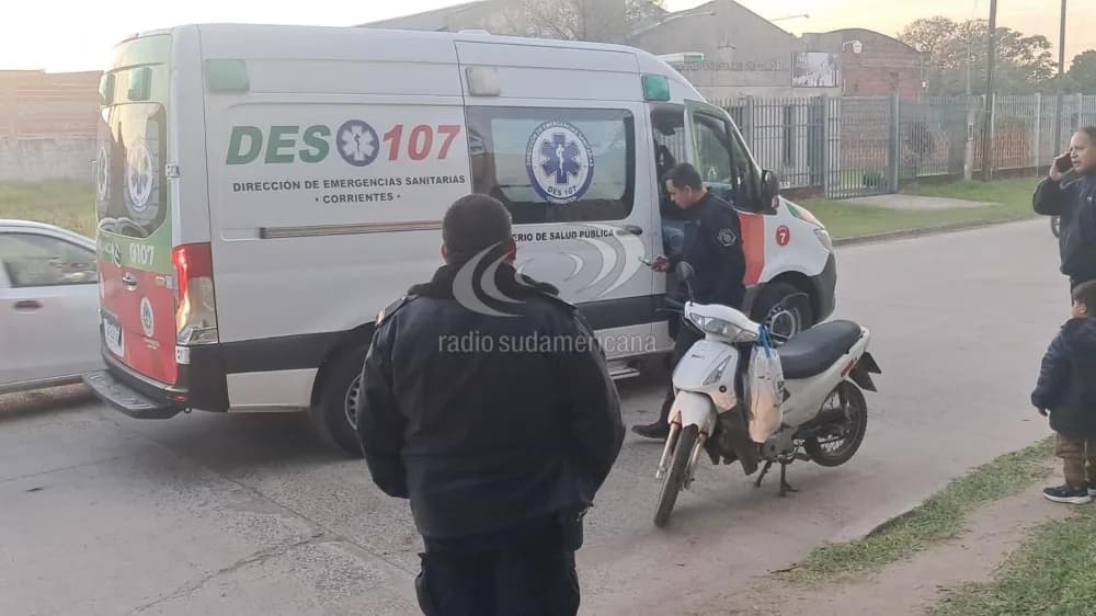 Portada de video: Penitenciaria en moto resultó herida tras chocar con un perro