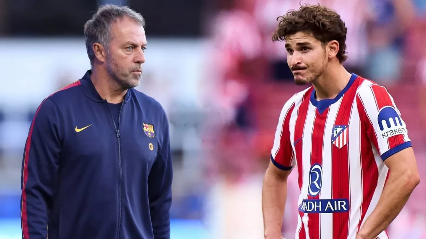La respuesta de Hansi Flick cuando le preguntaron por Julián Álvarez: "No quiero..." - TyC Sports
