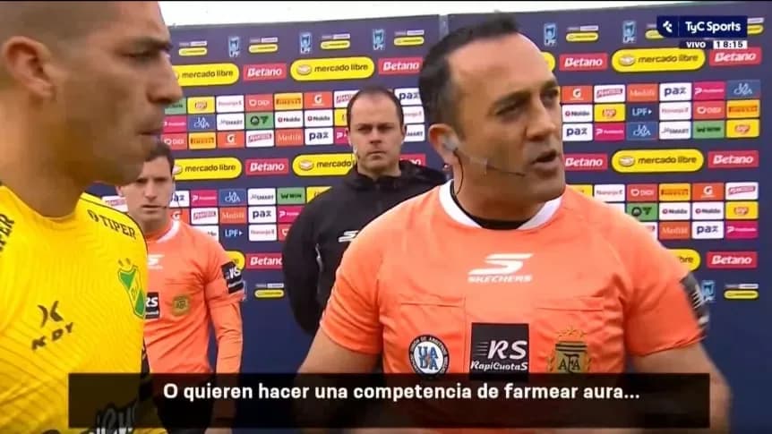 "Farmear aura": Espinoza, parado en las designaciones arbitrales tras un extraño sorteo - TyC Sports