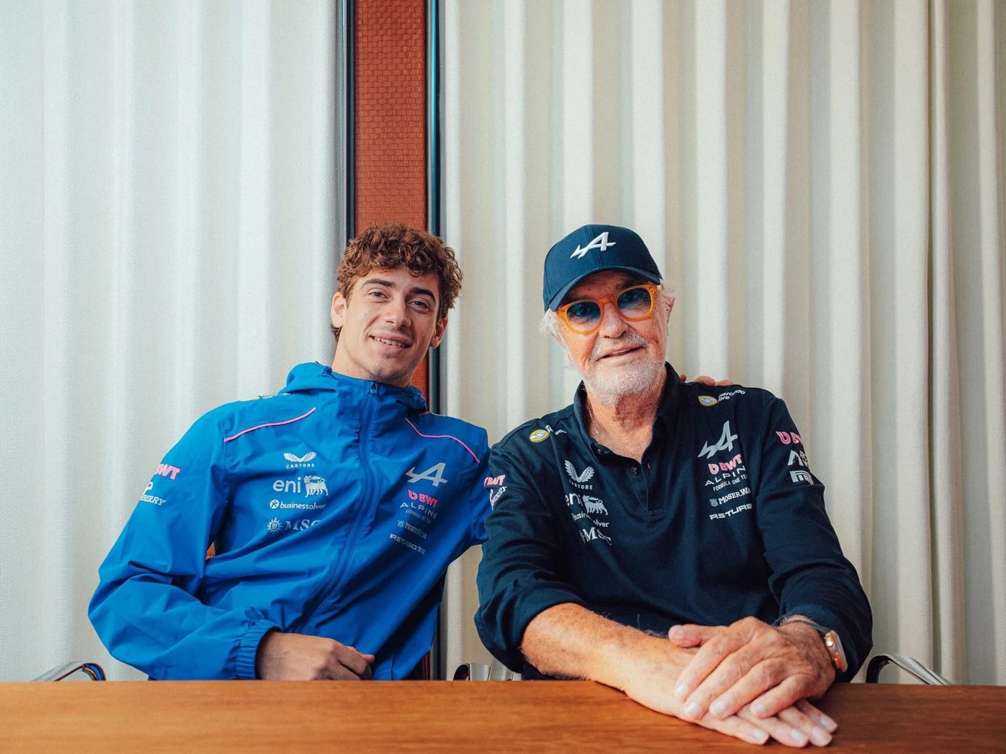 Flavio Briatore: "Franco Colapinto pertenece a la Fórmula 1 y a este equipo"