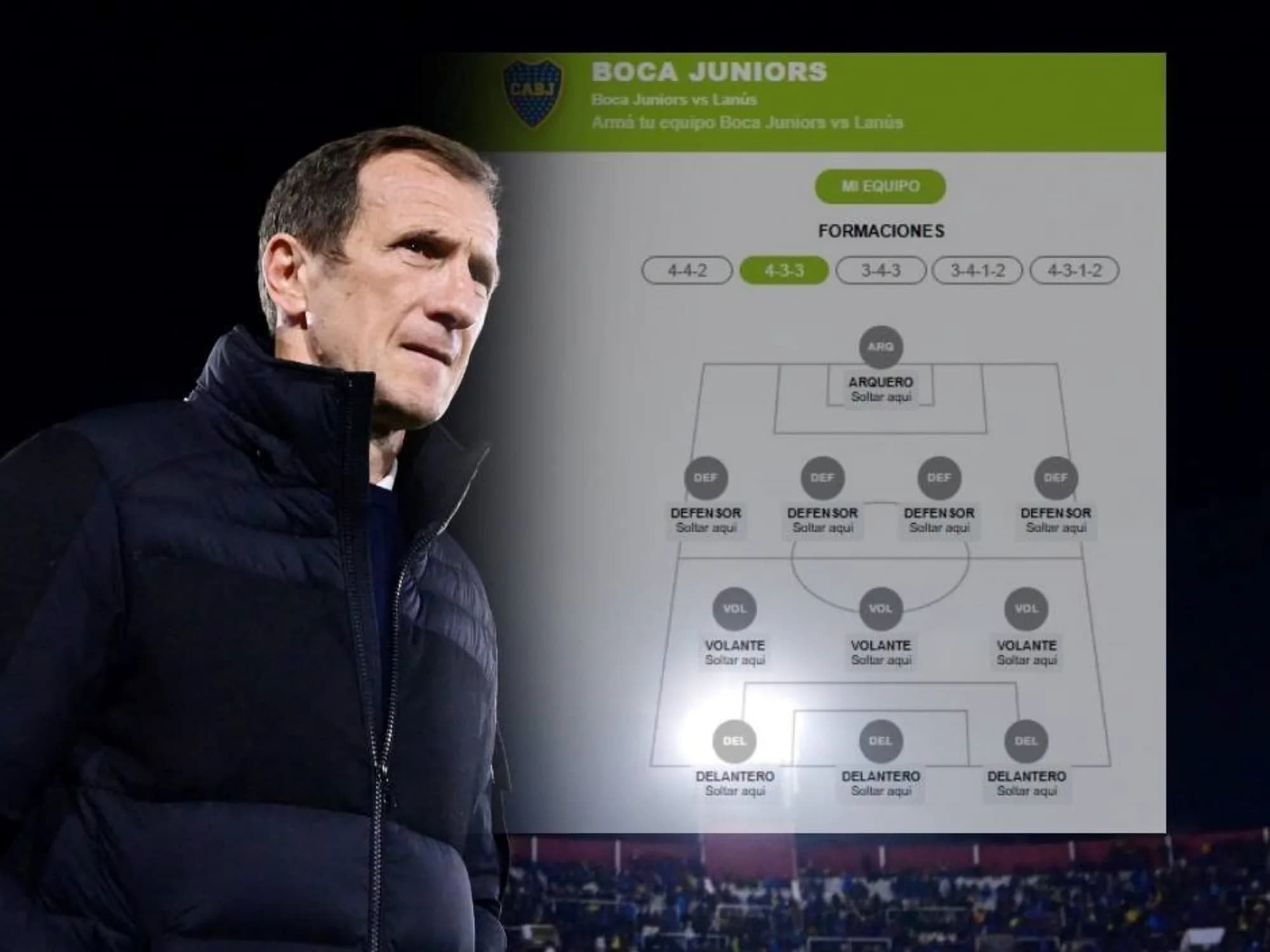 Boca y las bajas vs Lanús: ¿cuál fue el 11 que armaron los hinchas en la vuelta a la Bombonera?
