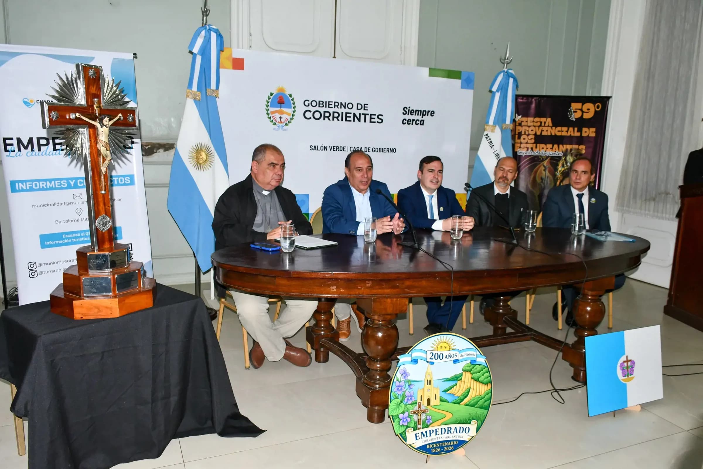 Presentaron las actividades por el Bicentenario de Empedrado y la 59° Fiesta Provincial del Estudiante