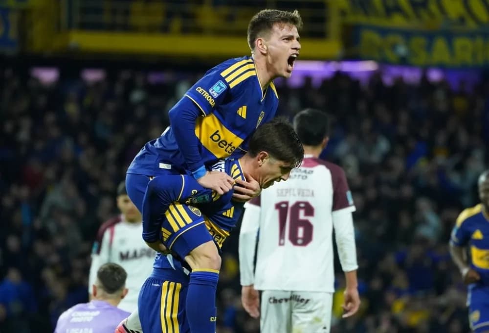 En la última del partido, Boca le ganó a Lanús con la ley del ex