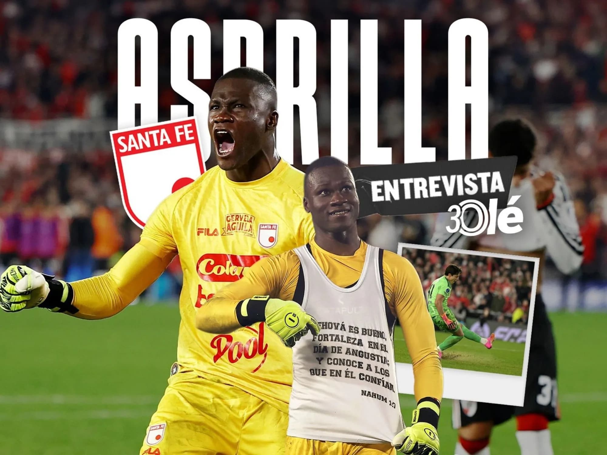 Asprilla, el verdugo de River, con Olé: "Beltrán va a ser un grande", Boca en el horizonte y el recuerdo del terremoto en Colombia