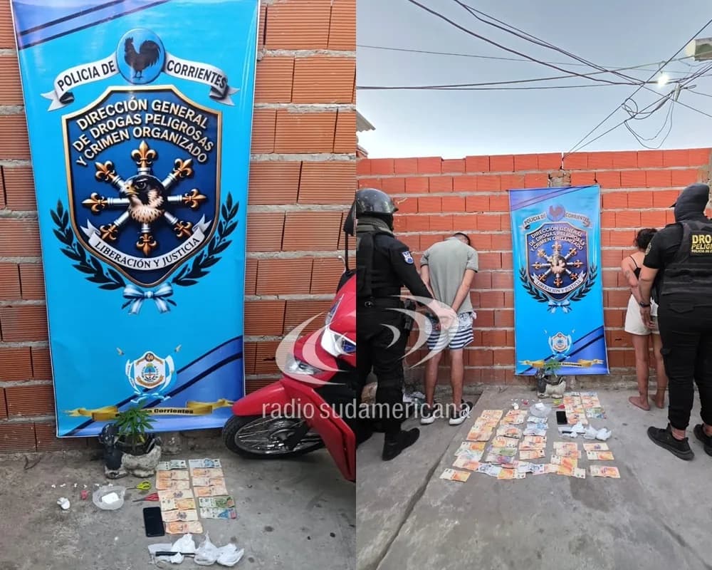 Narcomenudeo: dos detenidos por manejar un kiosco de drogas