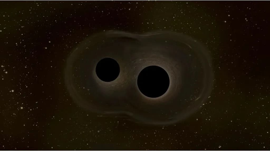La fusión de agujeros negros que rompió todas las reglas tenía truco: una lente gravitacional pudo haber inflado su tamaño