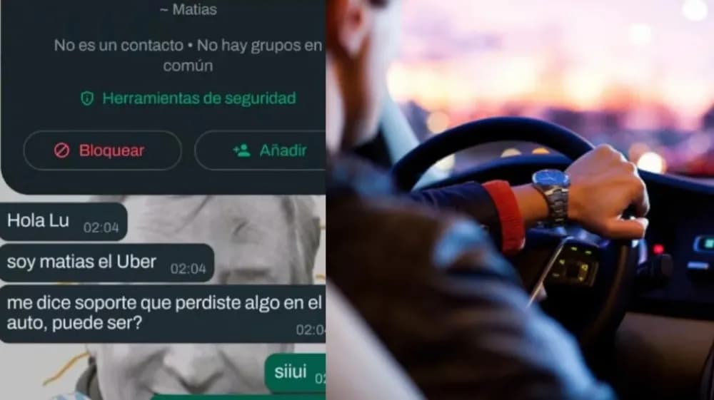Le gustó el conductor de una app y tuvo una idea arriesgada que se volvió viral