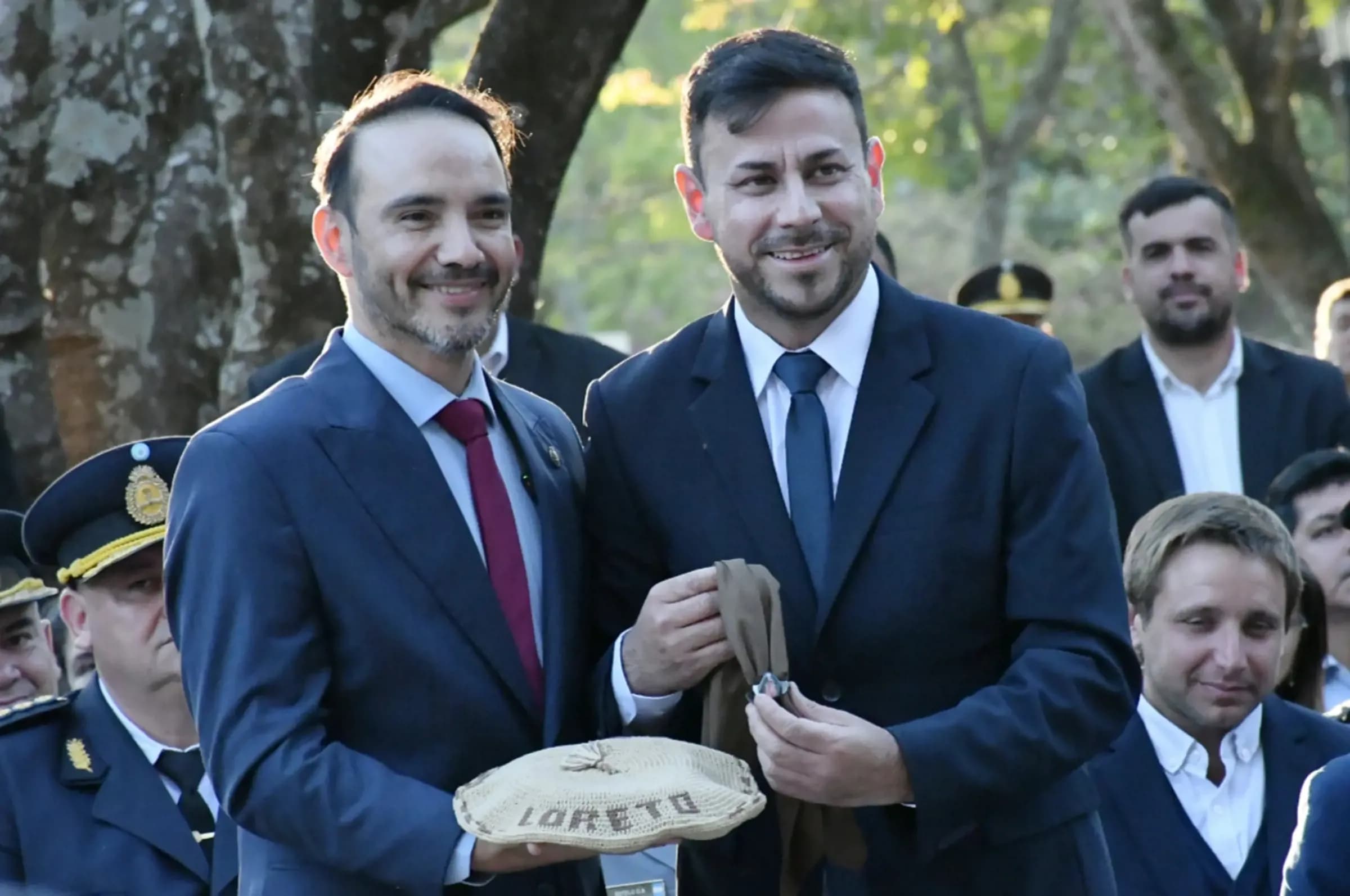 Juan Pablo Valdés encabezó el acto por el 209° aniversario de Loreto