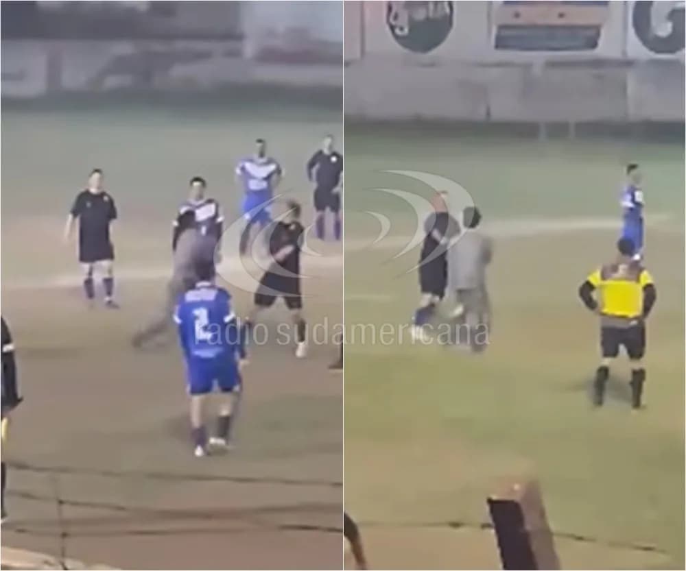 Chaco: entró en pleno partido de veteranos y amenazó a jugadores