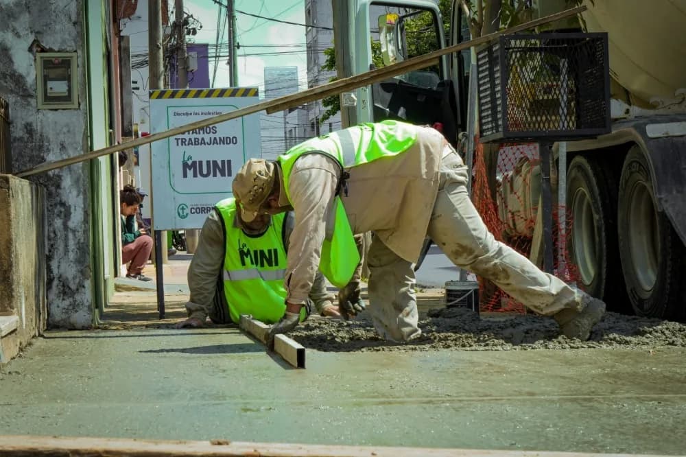 Veredas: 200 frentistas reparan por cuenta propia y 55 con financiamiento municipal