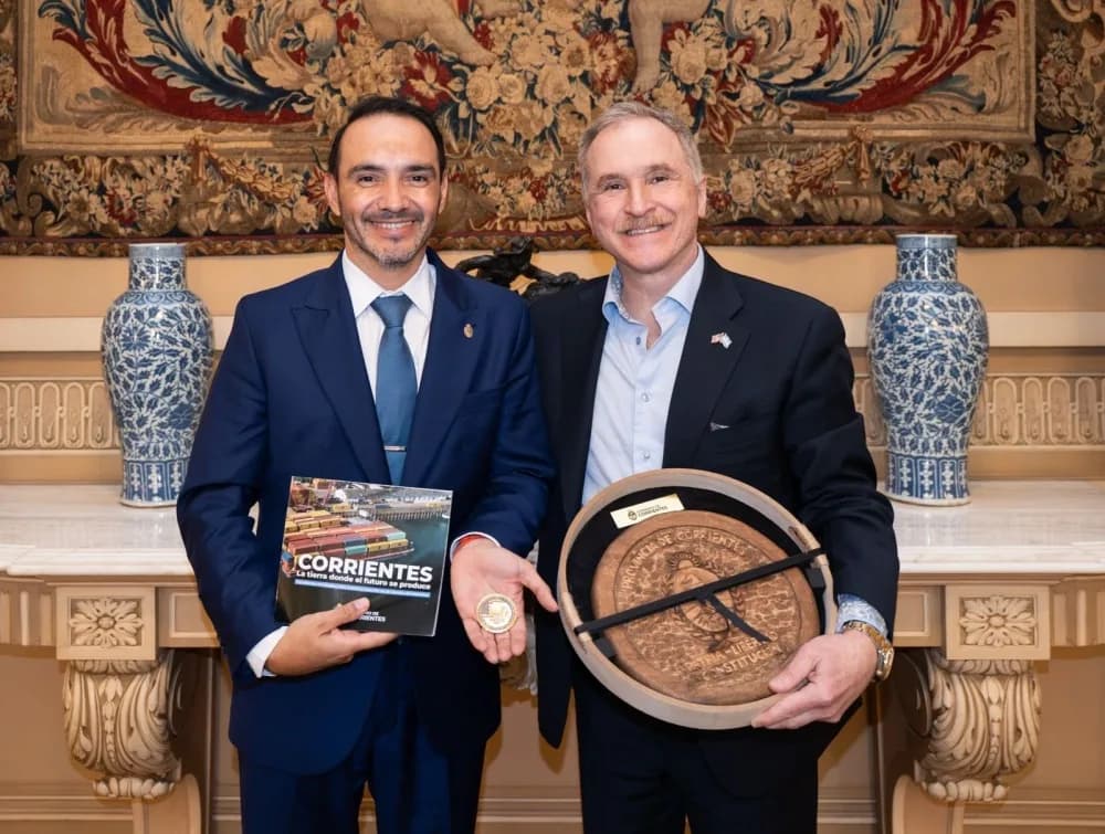 Juan Pablo Valdés se reunió con el embajador de Estados Unidos