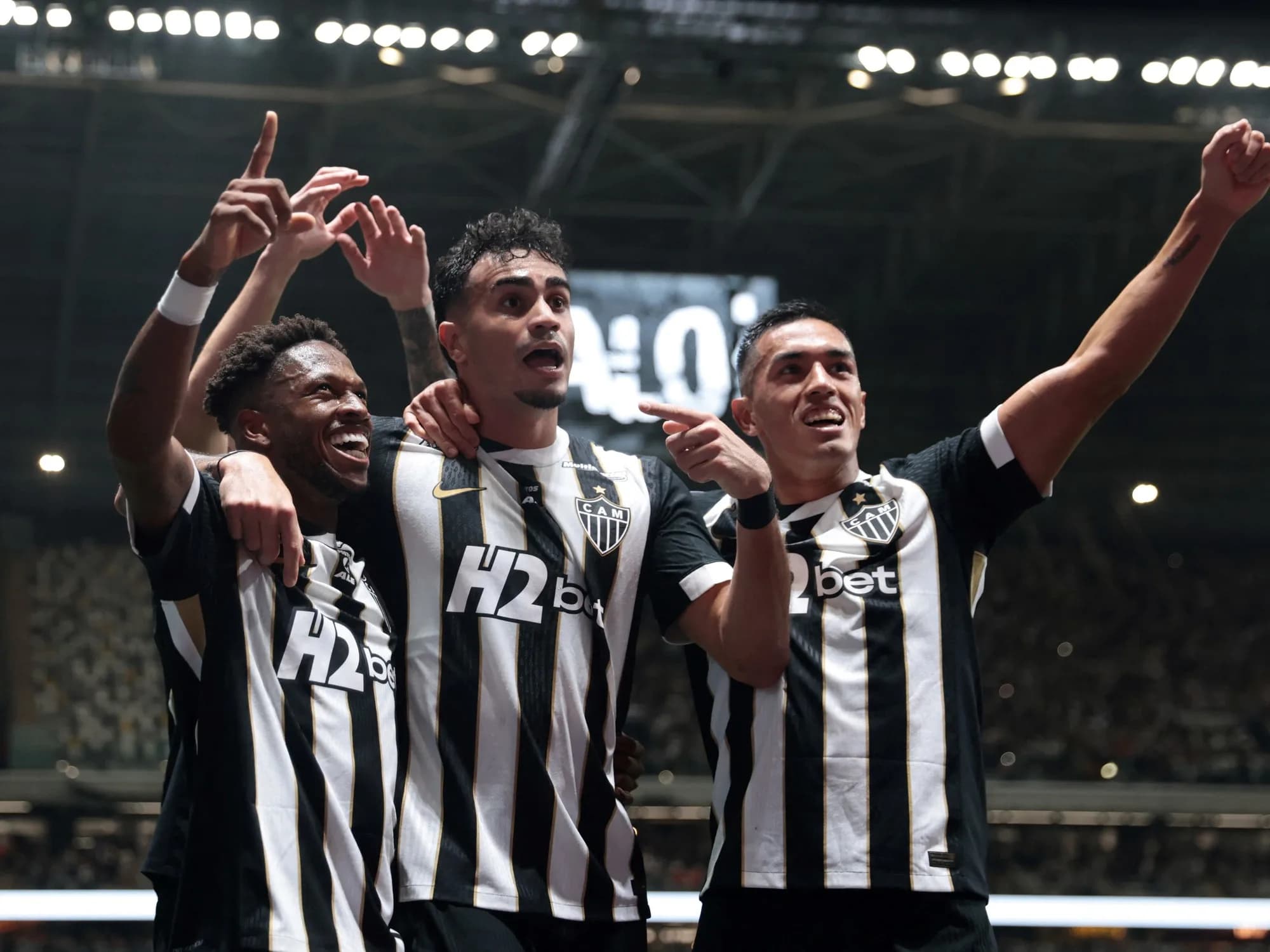 El Barba lo hizo: el Atlético Mineiro de Domínguez eliminó al Santos y se metió en semis de la Sudamericana