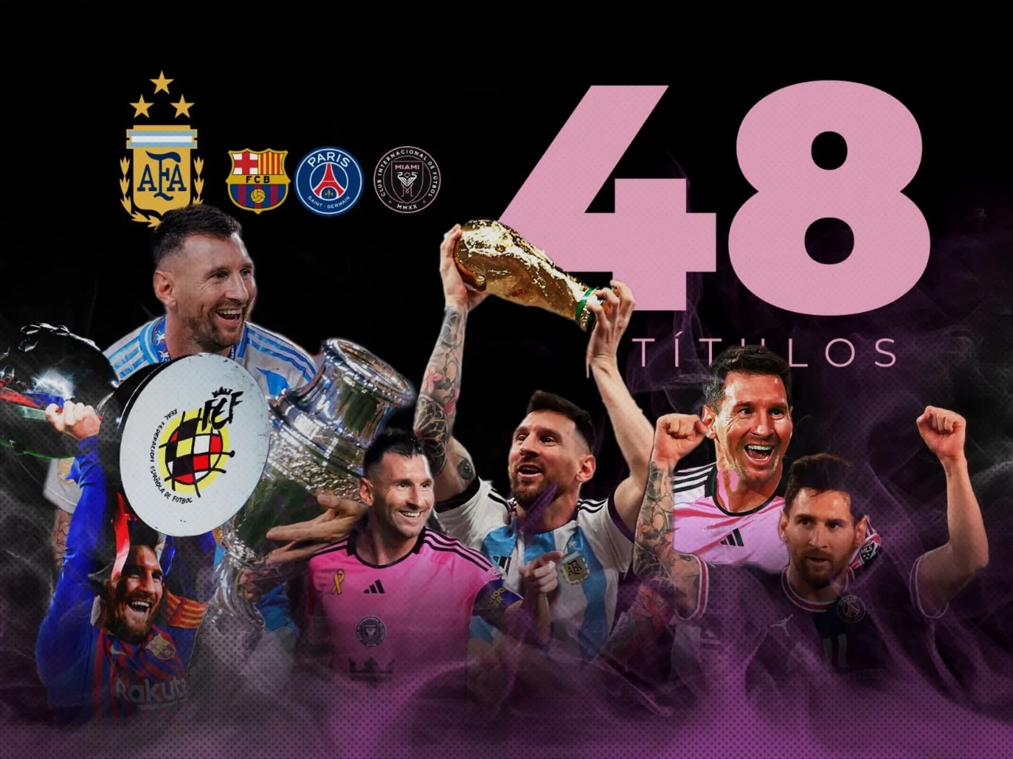 Un título más para Lionel Messi: uno x uno, los 48 trofeos que levantó en su carrera
