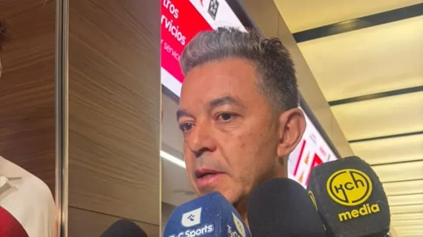El "entusiasmo" de Gallardo por su llegada a Ecuador y la reacción cuando le pidieron un título - TyC Sports