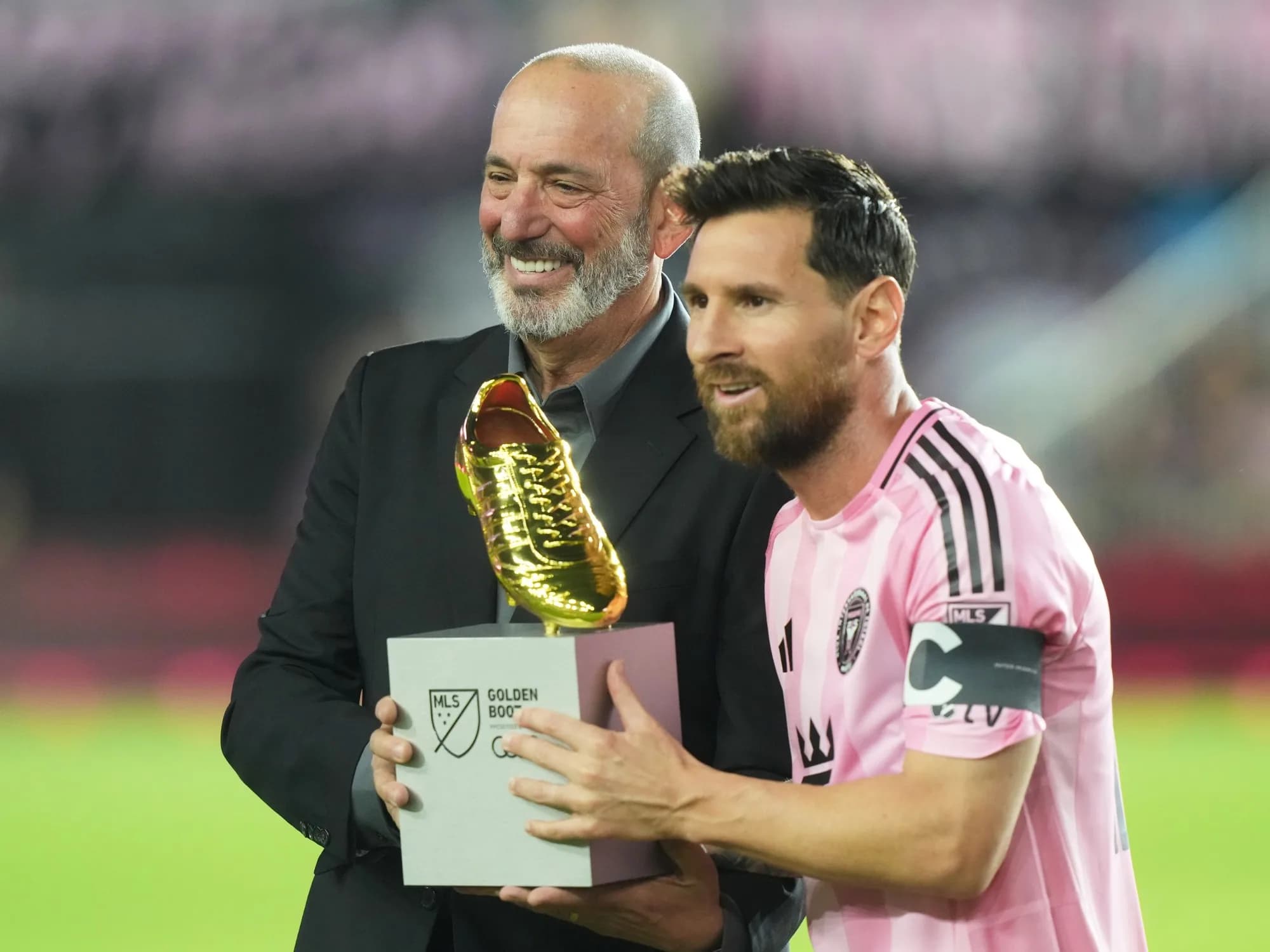 ¿Quién es Don Garber, el apuntado por Lionel Messi en los festejos del Inter Miami?
