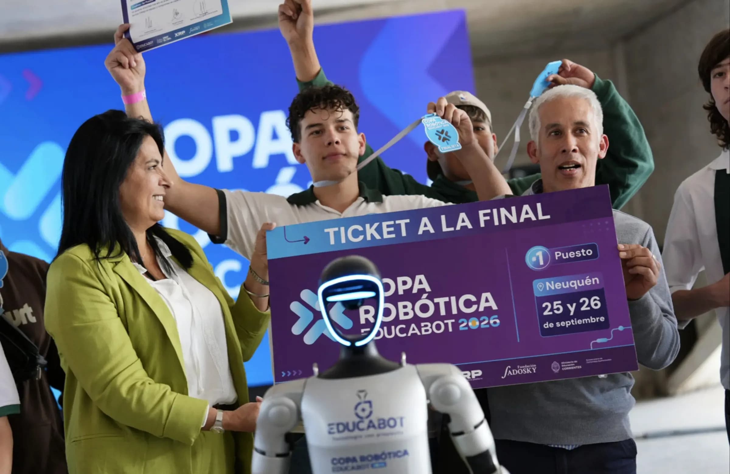 Dos equipos clasificaron a la final nacional de la Copa Robótica Educabot y van por un lugar en el desafío internacional