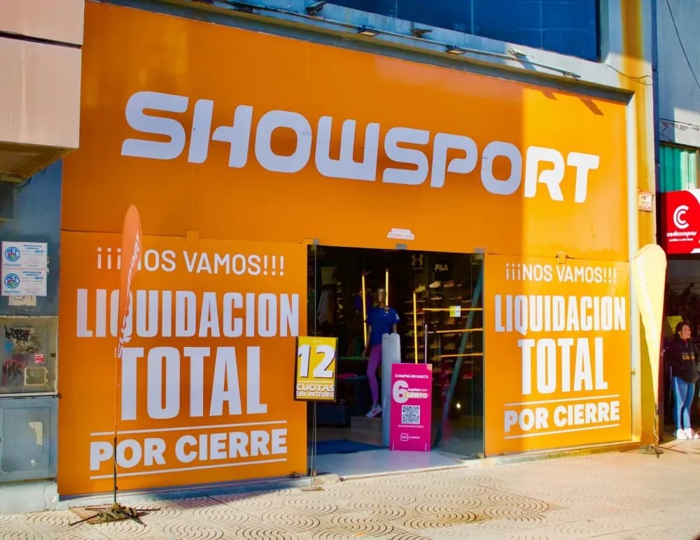 ShowSport cierra sus puertas: liquidación total en sus productos