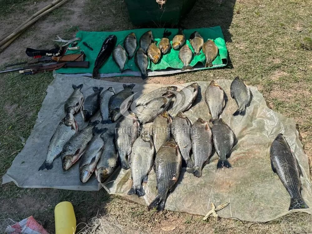 Pese a la veda extraordinaria, detectaron a pescadores furtivos