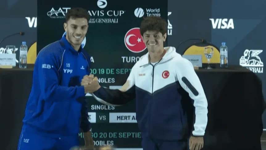 Se sorteó la serie entre Argentina y Turquía por la Copa Davis: cómo se juega el primer día en Neuquén - TyC Sports
