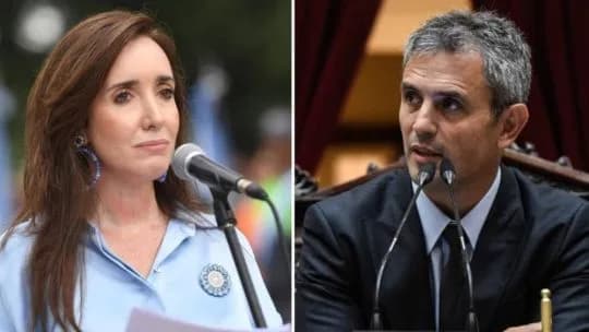 Villarruel respondió a las críticas de Martín Menem con un meme de Maradona y suma respaldo en el Senado