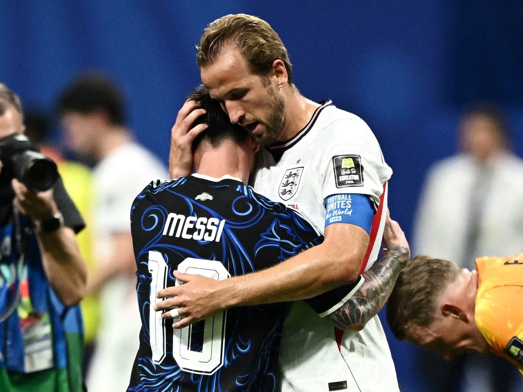 Harry Kane habló sobre la semi con Argentina y elogió a Messi