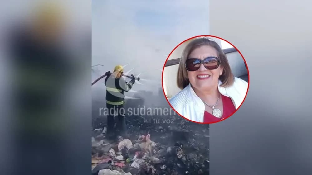 San Roque amaneció cubierta de humo por la quema del basural