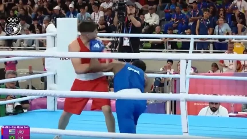 Un boxeador uruguayo sufrió un estremecedor KO Santa Fe 2026 y terminó internado: el parte médico - TyC Sports