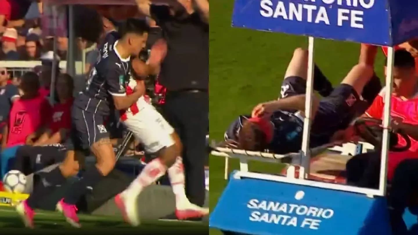 Un codazo, un jugador con siete puntos de sutura y gol anulado: las tres polémicas en Unión-Independiente - TyC Sports