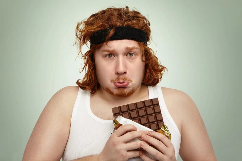 ¿Quieres hacer más repeticiones en el gimnasio? Llévate una barrita de chocolate, pero no te la comas