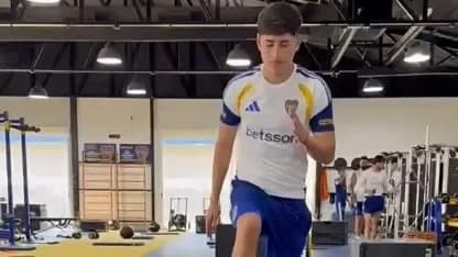 Aranda comenzó una nueva etapa de su recuperación: cuándo podría volver a jugar en Boca - TyC Sports