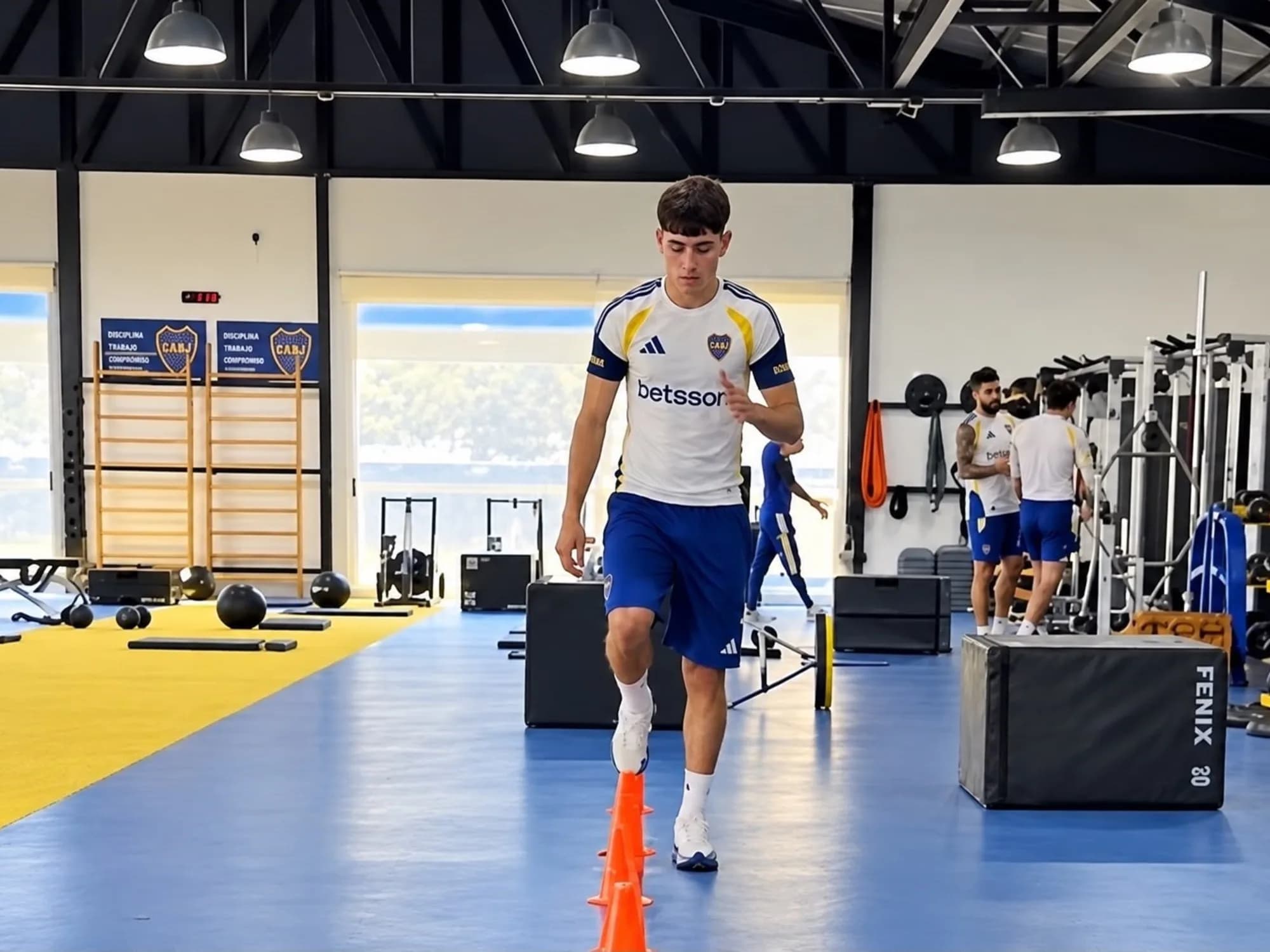 Video: Tomás Aranda empezó su recuperación para volver a jugar