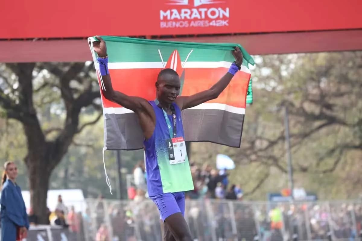 Maratón de Buenos Aires: el keniata Kibet Chumba ganó con un tiempo de 2:08:23