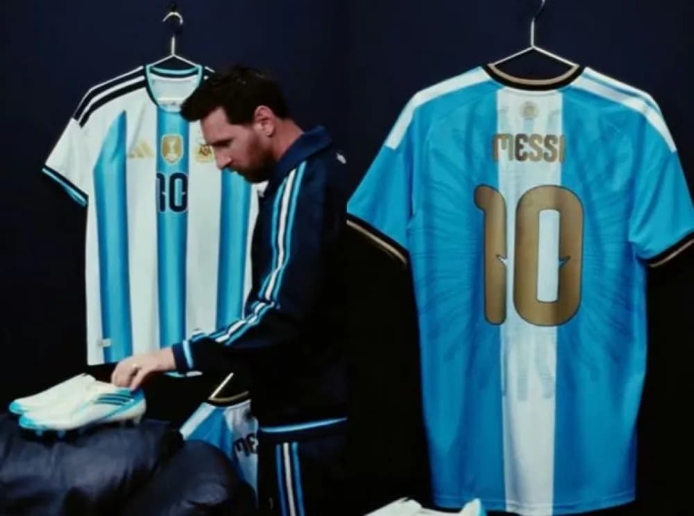 Así será la camiseta que usará Lionel Messi en su despedida de la Selección Argentina