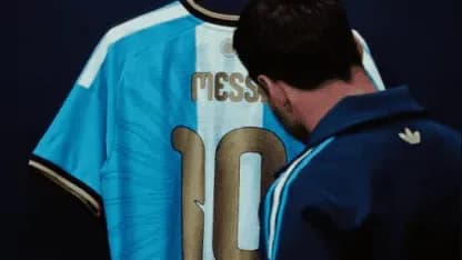 Messi presentó la camiseta que usará en su último partido con la Selección Argentina - TyC Sports