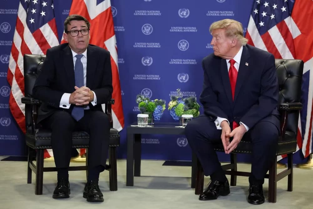 Trump y el primer ministro inglés se reunieron y hablaron de Malvinas