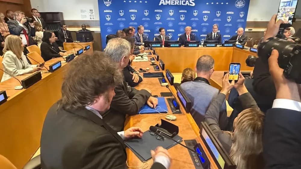 Milei compartió con Trump la sesión extraordinaria del Escudo de las Américas